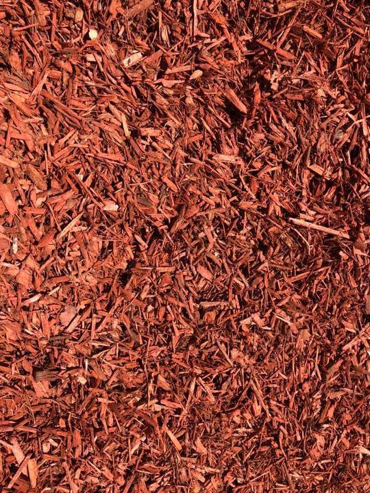 Dyed Red Mulch